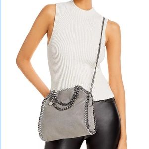 STELLA MCCARTNEY FALABELLA FOLD OVER MINI TOTE AND CROSSBODY